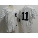Men's New York Yankees #11 Anthony Volpe White Authentic Jersey