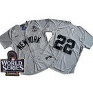 Men's New York Yankees #22 Juan Soto Gray 2024 World Series Limited Jersey