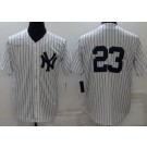 Men's New York Yankees #23 Don Mattingly White Cooperstown Collection Jersey
