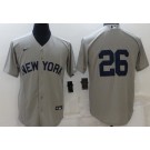 Men's New York Yankees #26 DJ LeMahieu Gray 2021 Field of Dreams Cool Base Jersey