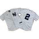 Men's New York Yankees #2 Derek Jeter White Cool Base Jersey