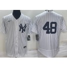 Men's New York Yankees #48 Anthony Rizzo White Authentic Jersey