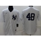 Men's New York Yankees #48 Anthony Rizzo White Cool Base Jersey
