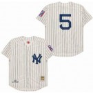 Men's New York Yankees #5 Joe DiMaggio Cream 1939 Throwback Jersey
