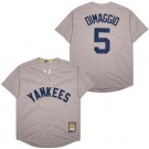 Men's New York Yankees #5 Joe DiMaggio Gray Cooperstown Throwback Cool Base Jersey