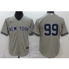 Men's New York Yankees #99 Aaron Judge Gray 2020 Cool Base Jersey