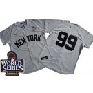 Men's New York Yankees #99 Aaron Judge Gray 2024 World Series Limited Jersey