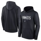 Men's New York Yankees Black Authentic Collection Pregame Performance Pullover Hoodie
