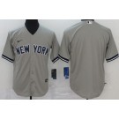 Men's New York Yankees Blank Gray 2020 Cool Base Jersey