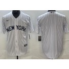 Men's New York Yankees Blank White Alternate Cool Base Jersey