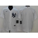 Men's New York Yankees Blank White Cool Base Jersey