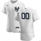 Men's New York Yankees Customized White Stripes 2020 FlexBase Jersey