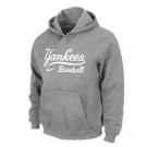 Men's New York Yankees Gray Printed Pullover Hoodie