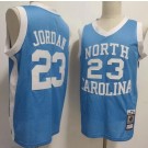 Men's North Carolina Tar Heels #23 Michael Jordan Blue 1983 College Basketball Jersey