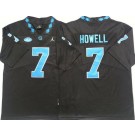 Men's North Carolina Tar Heels #7 Sam Howell Black 2020 College Football Jersey
