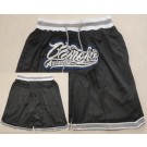 Men's North Carolina Tar Heels Black Throwback Just Don Shorts