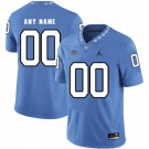 Men's North Carolina Tar Heels Customized Limited Blue Rush 2019 College Football Jersey