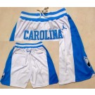 Men's North Carolina Tar Heels White 2022 Just Don Shorts