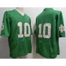 Men's Notre Dame Fighting Irish #10 Sam Hartman Green College Football Jersey