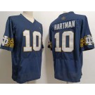 Men's Notre Dame Fighting Irish #10 Sam Hartman Navy Player Name College Football Jersey