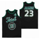 Men's Notre Dame Fighting Irish #23 Lebron James Black Swingman Jersey