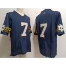 Men's Notre Dame Fighting Irish #7 Audric Estime Navy College Football Jersey