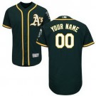 Men's Oakland Athletics Customized Green FlexBase Jersey