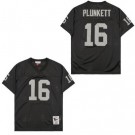 Men's Oakland Raiders #16 Jim Plunkett Black 1980 Throwback Jersey