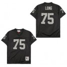 Men's Oakland Raiders #75 Howie Long Black 1983 Throwback Jersey