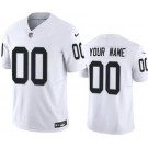 Men's Oakland Raiders Customized Limited White FUSE Vapor Jersey