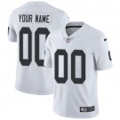 Men's Oakland Raiders Customized Limited White Vapor Untouchable Jersey