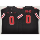 Men's Ohio State Buckeyes #0 OH IO Black FUSE College Football Jersey