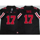 Men's Ohio State Buckeyes #17 Carnell Tate Black FUSE College Football Jersey