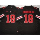 Men's Ohio State Buckeyes #18 Marvin Harrison Jr Black FUSE College Football Jersey