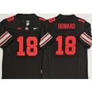 Men's Ohio State Buckeyes #18 Will Howard Black 2025 FUSE College Football Jersey