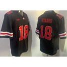 Men's Ohio State Buckeyes #18 Will Howard Black FUSE College Football Jersey
