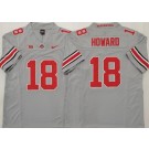 Men's Ohio State Buckeyes #18 Will Howard Gray FUSE College Football Jersey