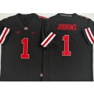 Men's Ohio State Buckeyes #1 Quinshon Judkins Black College Football Jersey