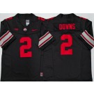 Men's Ohio State Buckeyes #2 Caleb Downs Black 2025 FUSE College Football Jersey