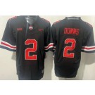 Men's Ohio State Buckeyes #2 Caleb Downs Black FUSE College Football Jersey
