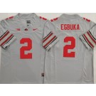 Men's Ohio State Buckeyes #2 Emeka Egbuka Gray 2025 FUSE College Football Jersey