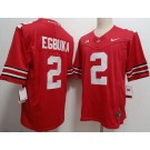 Men's Ohio State Buckeyes #2 Emeka Egbuka Red FUSE College Football Jersey
