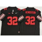 Men's Ohio State Buckeyes #32 TreVeyon Henderson Limited Black 2025 FUSE College Football Jersey