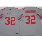 Men's Ohio State Buckeyes #32 TreVeyon Henderson Limited Gray FUSE College Football Jersey