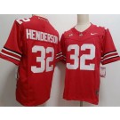 Men's Ohio State Buckeyes #32 TreVeyon Henderson Limited Red FUSE College Football Jersey