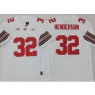 Men's Ohio State Buckeyes #32 TreVeyon Henderson Limited White 2025 FUSE College Football Jersey