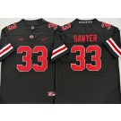 Men's Ohio State Buckeyes #33 Jack Sawyer Limited Black College Football Jersey