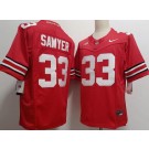 Men's Ohio State Buckeyes #33 Jack Sawyer Limited Red FUSE College Football Jersey