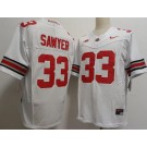 Men's Ohio State Buckeyes #33 Jack Sawyer Limited White FUSE College Football Jersey