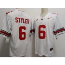 Men's Ohio State Buckeyes #6 Sonny Styles White FUSE College Football Jersey